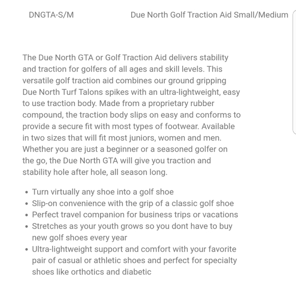 Due North Golf Traction Aid Small/Medium - Picture 12 of 12